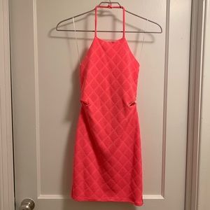 Red Dress Boutique Hot Pink Lights on Me Dress